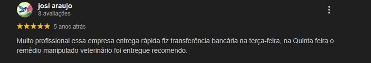 Depoimento de Josi Araujo — 5 estrelas no Google