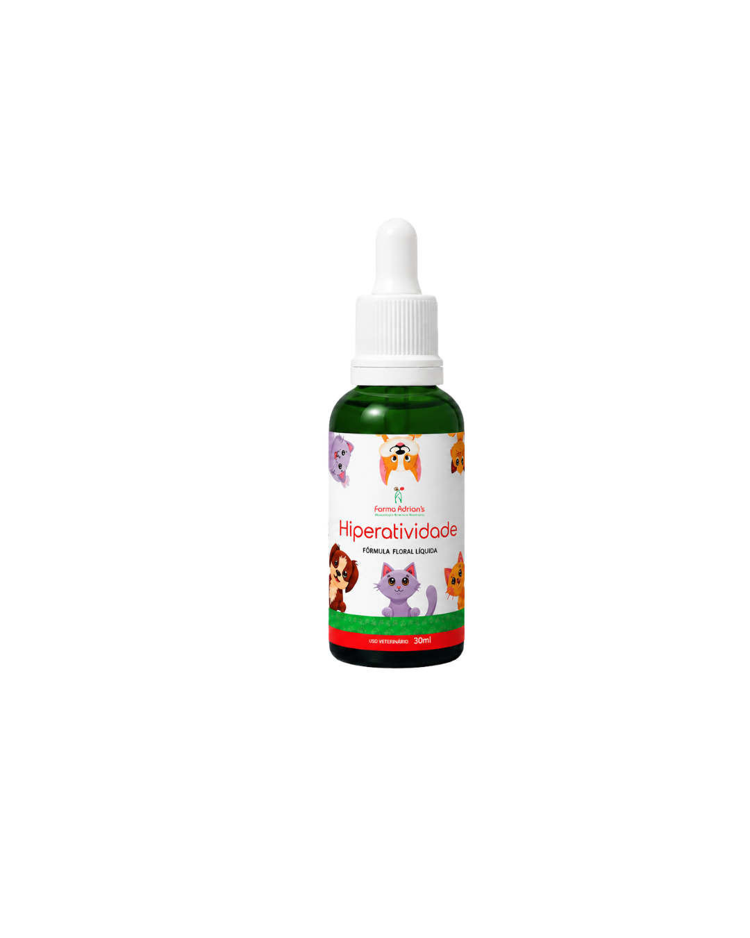 Hiperatividade — Fórmula floral líquida 30ml — Farma Adrian's