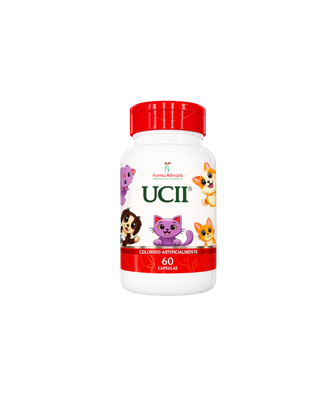 UCII — 60 cápsulas — manipulado pela Farma Adrian's